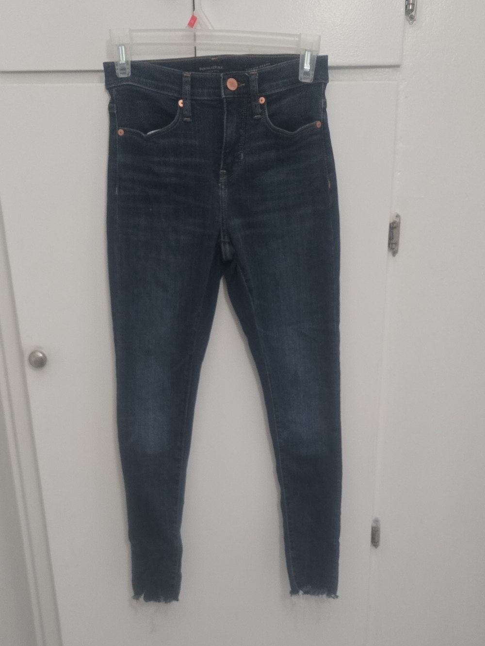 Banana Republic Dark Blue High-Rise Skinny Jeans - Picture 1 of 5